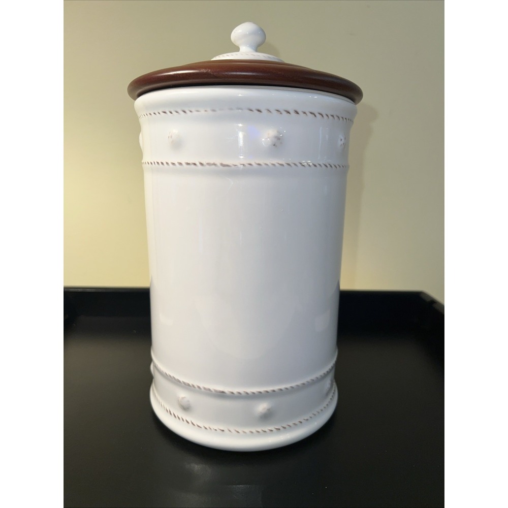 Granola Canister With Wooden Lid By The Inn At Little Washington B&T Portugal - Picture 7 of 8